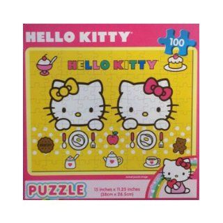 Hello Kitty At Breakfast 100 Piece Puzzle Toys & Games