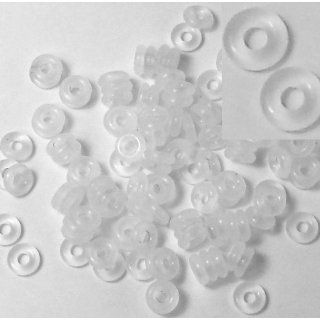 500 Stop Beads Inserts Silicone Rubber Donut Spacers Fits