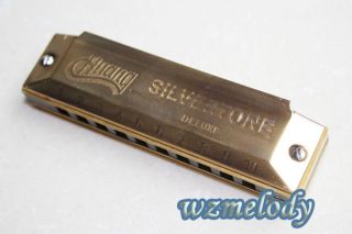 Huang 103 Bronze Harmonica Wood Pack 6 Keys