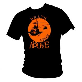 Apocalypse Now Huey Helicopter Cult War Film T Shirt