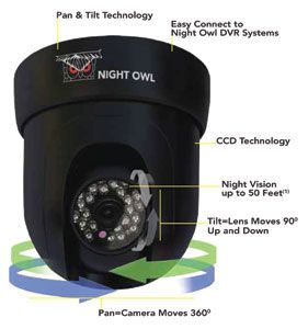 4x Indoor / Outdoor Color Wired Cameras with 45 ft Night Vision, 240ft