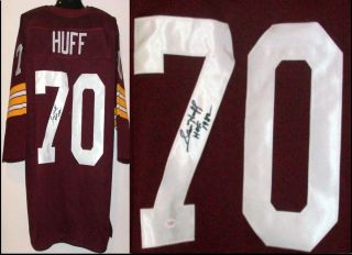 Sam Huff Signed Autographed Washington Redskins Jersey HOF 1982 JSA