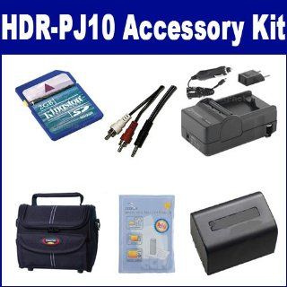 Sony HDR PJ10 Camcorder Accessory Kit includes SDM 109