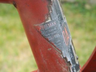 Vintage Huffman Bicycle Dayton Ohio Balloon Tire Cruiser Bike Rat Rod