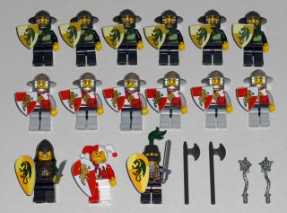 Big Huge Lot of Lego Castle Kingdoms Knights Fantasy Era Minifigs