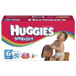 Huggies Snug Dry Size 6 Diapers 92 Ct Free 2 Day