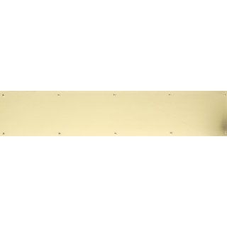 Brass Accents A09 P0828 PVD Lifetime Polished Brass Kick Plate 8 x 28