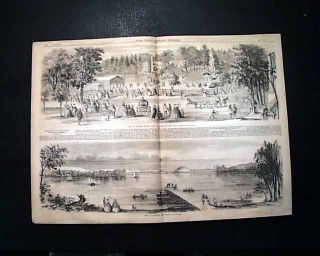 1859 Saratoga Springs New York More Prints Newspaper