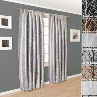 108 Long Draper Tree Contemporary Curtain Panel Home