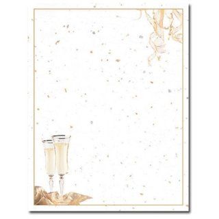 200 Champagne Stationery Sheets 