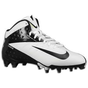 Nike Vapor Talon Elite 3/4   Mens   Football   Shoes   White/Black