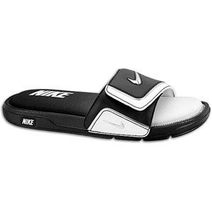 Nike Comfort Slide 2   Mens   Casual   Shoes   Black/White/Metallic