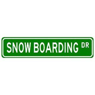 SNOW BOARDING Street Sign ~ Custom Street Sign   Aluminum