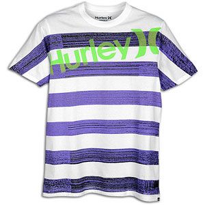 Hurley Emblem Prem S/S T Shirt   Mens   Casual   Clothing   White