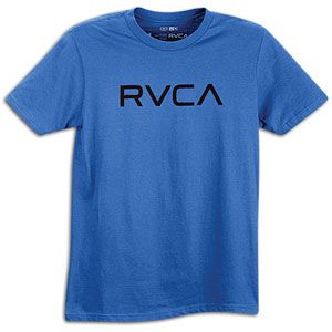 RVCA Big RVCA T Shirt   Mens   Skate   Clothing   Royal/Black