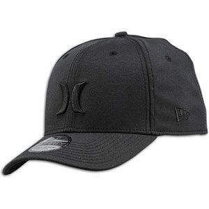 Hurley One & Only Black New Era Cap   Mens   Casual   Clothing