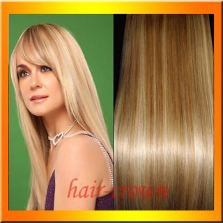 Remy Human Hair Extensions Clip in Full Head 16 18 20 22 24 in