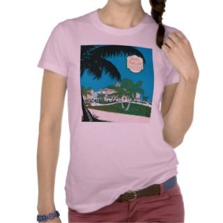 Vintage Hotel Pancoast Miami Beach Florida Ad T shirt