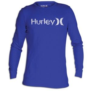 Hurley One & Only Thermal   Mens   Skate   Clothing   Heather Royal