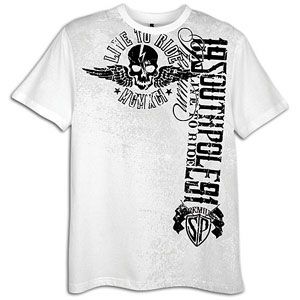 Southpole Flock and Screen Print S/S T Shirt   Mens   Casual