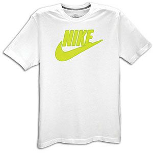 Nike Futura Short Sleeve T Shirt   Mens   Casual   Clothing   White