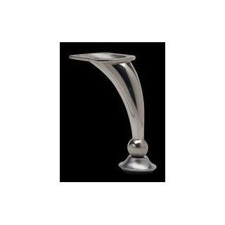 Waddell 3705N 4 1/2 Arch Taper Table Leg, Brushed Nickel   
