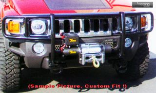  Black Grille Bumper Guard #H74148 Custom Fits H3/H3T (W/Winch Mount