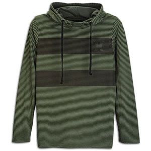 Hurley Sunset Knit Hoodie   Mens   Casual   Clothing   Utility Green