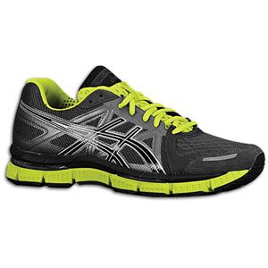 ASICS® Gel   Neo33   Mens   Running   Shoes   Titanium/Black/Lime