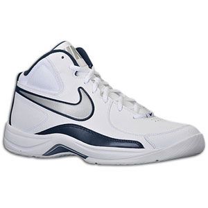 Nike Overplay VII   Mens   Basketball   Shoes   White/Metallic Silver