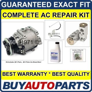  AC Repair Kit with Compressor Clutch for Five Hundred Montego