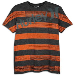 Hurley Emblem Prem S/S T Shirt   Mens   Casual   Clothing   Heather