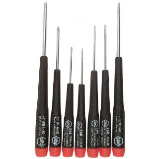 Wiha 26190 Slotted and Phillips Screwdriver Set with Precision Handle