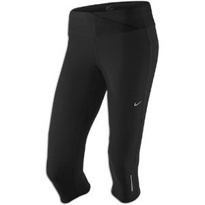 Nike Twisted Running Capri   Womens   Running   Clothing   Black