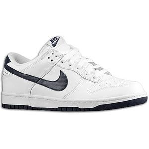 Nike Dunk Low   Mens   Basketball   Shoes   White/Obsidian
