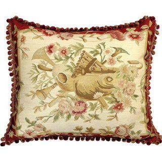 123 Creations JKS306B.24x28 Inch Aubusson Pillow Home