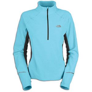 The North Face TKA 80 Hybrid 1/2 Zip   Womens   Turquoise Blue/Tnf