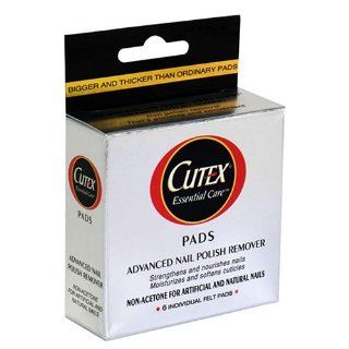 Cutex Quick & Gentle Felt Nail Polish Remover Pads, Non