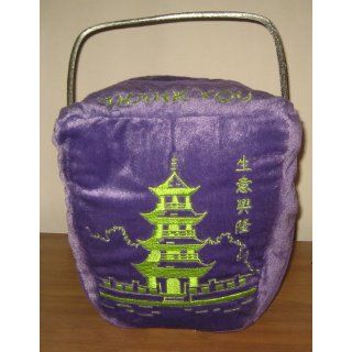 Giant Purple Chinese Take Out Food Box Pillow Everything