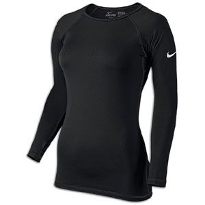 Nike Pro Hyperwarm Crew II   Womens   Training   Clothing   Black