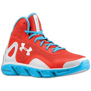 Under Armour Spine Bionic   Mens   Basketball   Shoes   Red/Capri