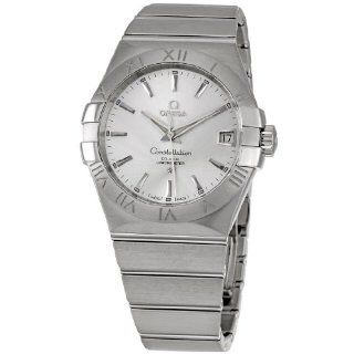 Omega Mens 123.10.38.21.02.001 Constellation Silver Dial Watch