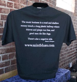  Guitar Workshop 2 Sided T Shirt with Hunter s Thompson Quote
