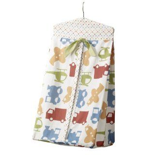 Sumersault On the Go Diaper Stacker   Cream, Sage and Blue