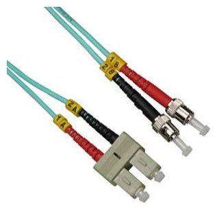 2m SC ST 10Gb 50/125 LOMMF M/M Duplex Fiber Cable (6.56ft