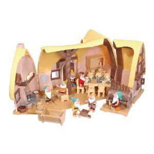 Disney Snow White and Seven Dwarfs Cottage Playset Toys