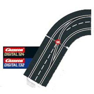 Carrera Digital 132 Track   Lane Change Curve Right In to