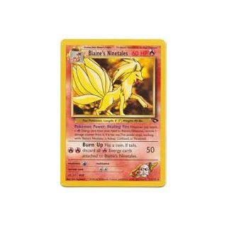  Gym Challenge Unlimited Rare Blaines Ninetales 21/132 Toys & Games