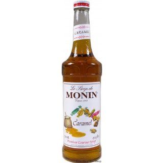 Monin Caramel Syrup, 750 ml (Pack of three) Grocery