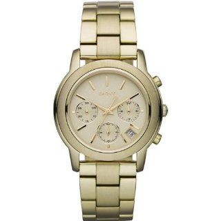 DKNY Womens NY8330 Gold Stainless Steel Quartz Watch with Gold Dial